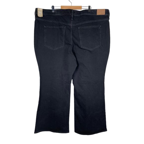 Madewell The Perfect Vintage Flare Jean Black Denim Size 26W Plus NWT - Picture 7 of 11
